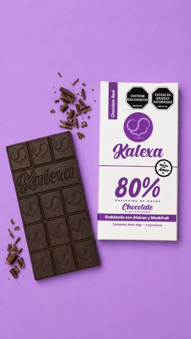 Barra Chocolate 80% con Almendras