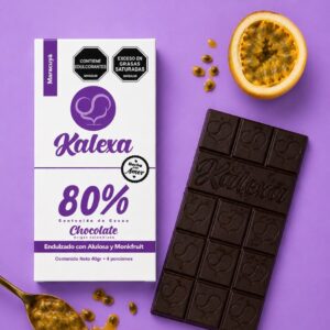 Barra Chocolate 80% con Maracuyá